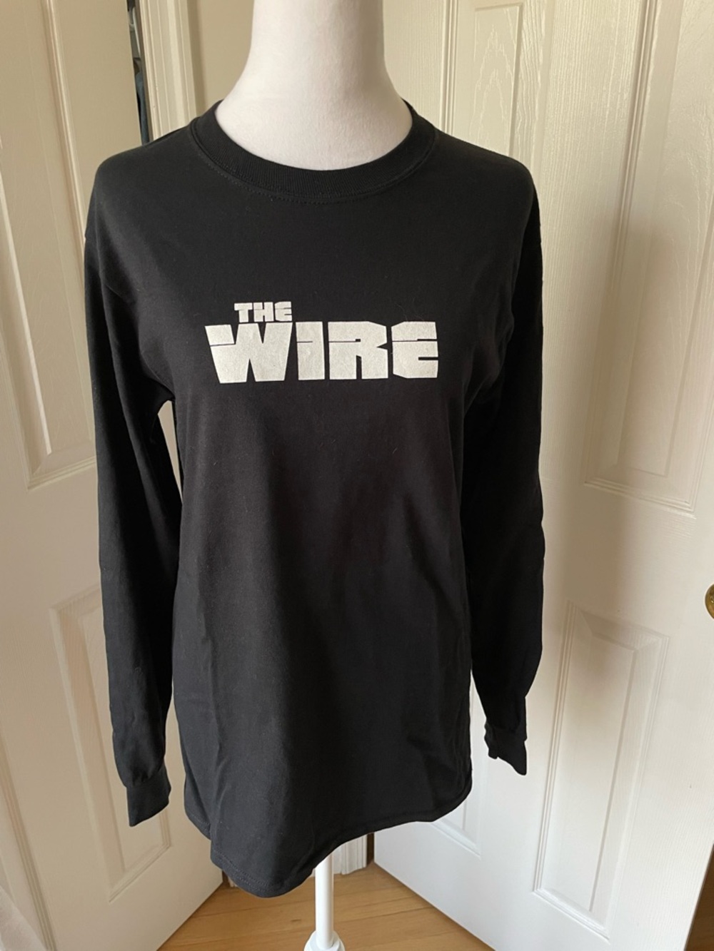 The Wire HBO Black Long Sleeve Logo Tee